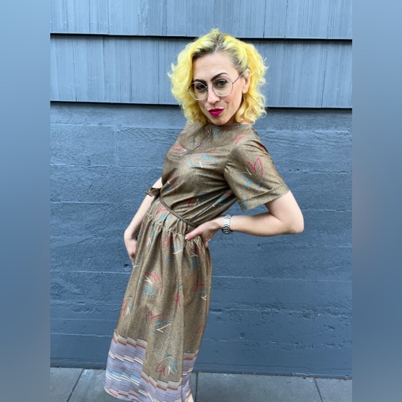 Vintage Dress by Dee Jay size S-M - Picture 3 of 4